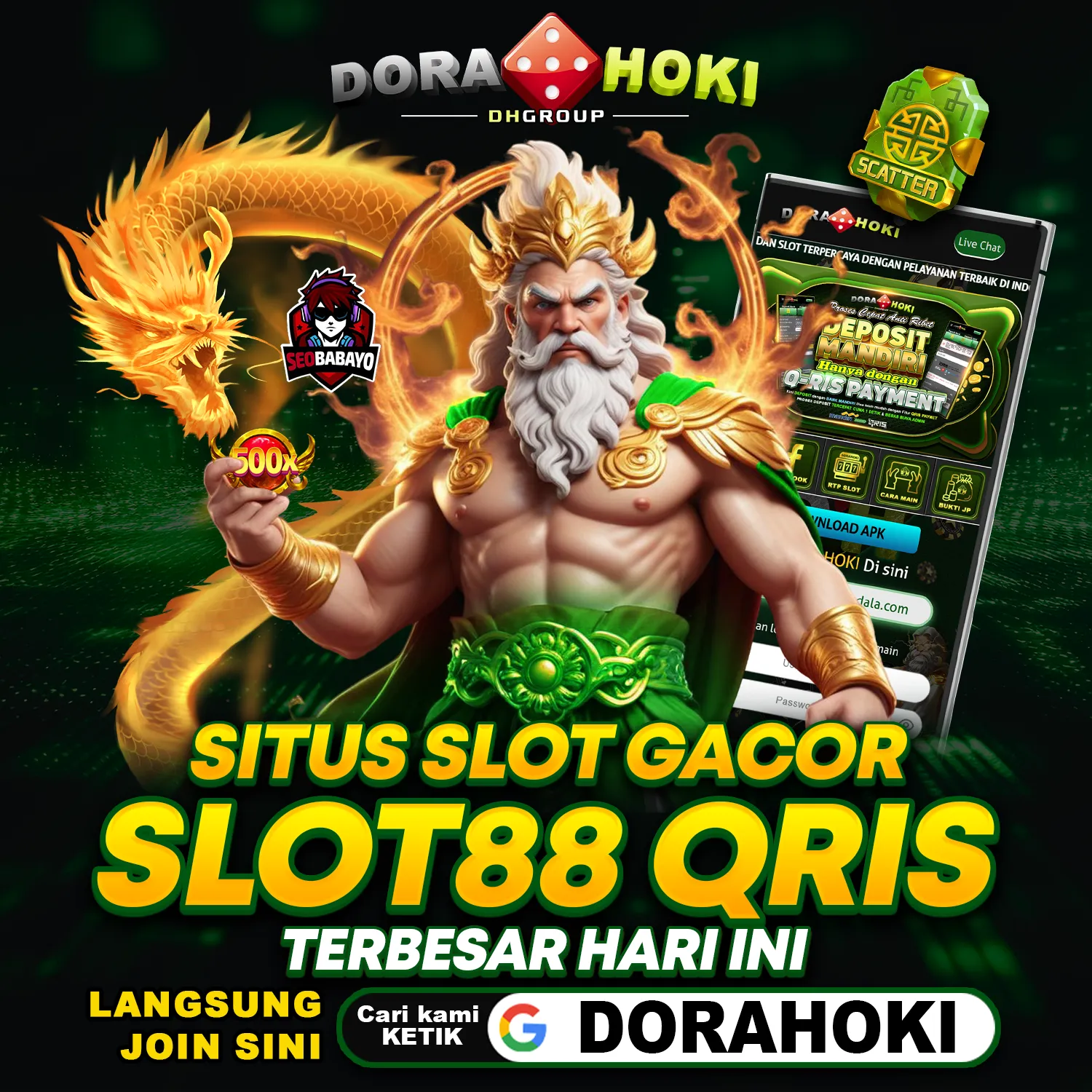 DORAHOKI: Situs Slot Gacor Hari Ini Terbesar Via Qris Slot88 Asli